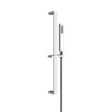 Gessi Rettangolo shower set with anti-limestone shower head and hose, 20145