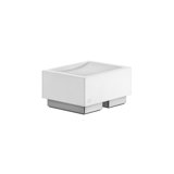 Gessi Rettangolo accessories soap holder stand version, bowl white, 20825