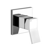 Gessi Rettangolo K, ready-to-install set for single lever mixer, 1 way, top outlet. for concealed body, 531097...