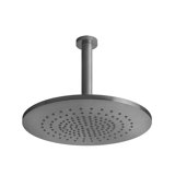 Gessi 316 anti-limestone overhead shower D355 mm, with joint and ceiling arm 276 mm, 54152727