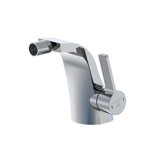 Steinberg 230 series bidet faucet, side operated, with drain set, 105mm projection, 2301301
