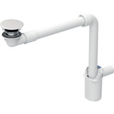 Geberit washbasin drain, narrow version, free outlet, 152.0