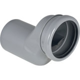 Geberit Monolith connection pipe for wall-mounted toilet, with connection pipe 5cm etagiert, gray