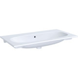 Geberit Acanto Möbel-Waschtisch Slim 500642, ohne Hahnloch, mit Überlauf, 900x480mm