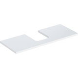 Geberit ONE washbasin plate, cutout center, for countertop washbasin bowl shape, 120x3x47cm, 505.275.00.