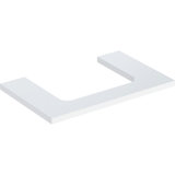 Geberit ONE washbasin plate, cut-out center, for countertop washbasin, 75x3x47cm, 505.282.00.