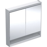 Geberit ONE mirror cabinet with ComfortLight, 2 doors, surface mounted, with niche, 90x90x15cm, 505.833.00.