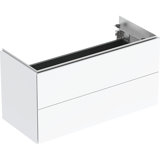 Geberit One vanity unit, 894x465x396mm, 2 drawers, wall mounted, 500385