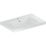 Geberit iCon Light washbasin, 75 cm x 48 cm, with tap hole, with overflow,501839