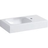 Geberit iCon washbasin 53x31cm, white, shelf surface right