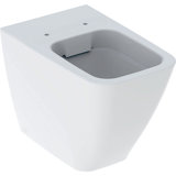 Geberit iCon Square Stand-WC Tiefspüler, wandbündig 211910, 6l, spülrandlos, geschlossene Form