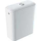 Geberit iCon Square Keramik-AP-Spülkasten 6l 228950, inklusive Blindstopfen verchromt