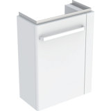 Geberit wash hand basin vanity unit Renova Nr. 1 Comprimo New, towel rail right, 448x604x222mm white matt/whit...