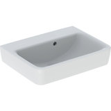 Geberit Renova Plan, handwash basin, 50x38 cm, without tap hole, with overflow, 501630