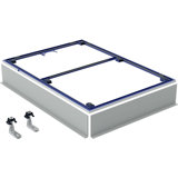 Geberit Installationsrahmen für Duschflächen Setaplano für 8 Füße, 154.490.00.1, 120x120 cm, Höhe 3 cm