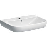 Geberit Smyle Waschtisch 500230, 65x48cm, mit Hahnloch und Überlauf