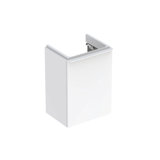 Geberit Smyle Square handwash basin vanity unit, 500351, 442x617x356mm, with 1 door, left-opening