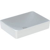 Geberit VariForm Countertop washbasin rectangular, 550x400mm, without tap hole, without overflow