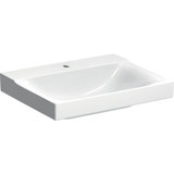 Geberit Xeno 2 washbasin with tap hole, without overflow, 60x48 cm white with KeraTect, 500530011