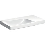 Geberit Xeno 2 washbasin, shelf space right, without tap hole, without overflow, 90x48 cm white with KeraTect,...