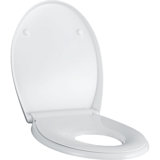 Geberit Renova WC seat, soft-closing mechanism, with child seat ring, fixing from above, 500.981.01.1