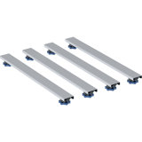 Geberit set feet and crossbars for stone resin shower tray, from 140 cm, feet height adjustable 6-12 cm