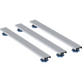 Geberit set feet and crossbars for stone resin shower tray, feet height adjustable 6-12 cm