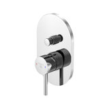 Steinberg 100 series bath/shower mixer, ready-mounted set, concealed, 2 consumers, 10021033