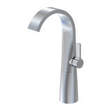 Steinberg series 280 basin mixer, high, side operated, without pop-up waste, projection 155mm, 2801700