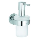 Grohe Essentials holder with soap dispenser