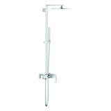 Grohe Euphoria Cube Duschsystem mit Einhandmischer, mit Allure 230 Metall-Kopfbrause