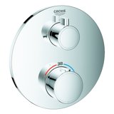 Grohe Grohtherm thermostatic bath mixer, with integrated 2-way diverter, 2 consumers, chrome