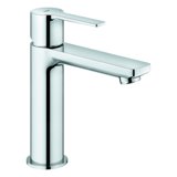 Grohe linear single-lever basin mixer, S-size, with push open pop-up waste, 23106