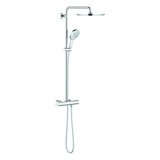 GROHE Rainshower SmartActive 310 Duschsystem mit Thermostatbatterie, Wandmontage, GROHE EcoJoy