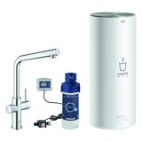 Grohe Red Duo Armatur und Boiler Größe L, L- Auslauf