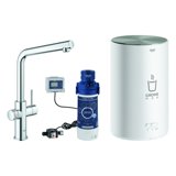 Grohe Red Duo Armatur und Boiler Größe M, L-Auslauf