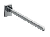 Emco loft folding support handle, folds upwards, braked version, 850 mm, chrome