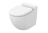 TOTO NC WC, back-to-wall, floor standing, low-flush, horizontal outlet, 380x630x483mm, CW763Y