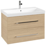 Villeroy & Boch Avento Vanity unit A89100, 2 pull-outs, width 780mm