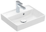 Villeroy & Boch Collaro hand-rinse basin, 450 x 370 mm, , with overflow, unground, 433445