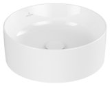 Villeroy & Boch Collaro countertop washbasin, 400 x 400 mm, without tap hole, without overflow, unground, ...