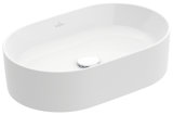 Villeroy & Boch Collaro countertop washbasin, 560 x 360 mm, without tap hole , without overflow, unground,...