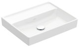 Villeroy & Boch Collaro washbasin, 550 x 440 mm, without tap hole , without overflow, unground, 4A3358