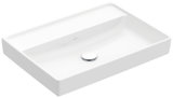 Villeroy & Boch Collaro washbasin, 650 x 470 mm, without tap hole , without overflow, unground, 4A3368