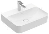 Villeroy und Boch Wash basin Finion 41686C 600x470mm, concealed overflow, 1 tap hole, underside sanded