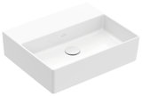 Villeroy & Boch Memento 2.0 wall-mounted washbasin, 500 x 420 mm, without tap hole, without overflow, poli...