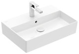 Villeroy & Boch Memento 2.0 wall-mounted washbasin, 600 x 420 mm, 1 tap hole, with overflow, polished, 4A2...