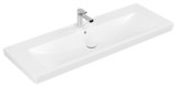 Villeroy & Boch cupboard washbasin Subway 7176D0 1300x470mm, with overflow, 1 tap hole