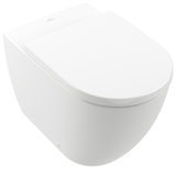 Villeroy & Boch Subway 3.0 Tiefspül-WC, bodenstehend, spülrandlos, TwistFlush, 370x600 mm, 4671T0