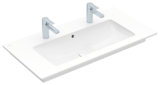 Villeroy & Boch Venticello cupboard washbasin 4104AK, 1000x500mm, 2 tap holes, with overflow